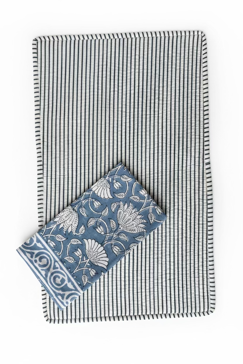 Set de table LOTUS bleu