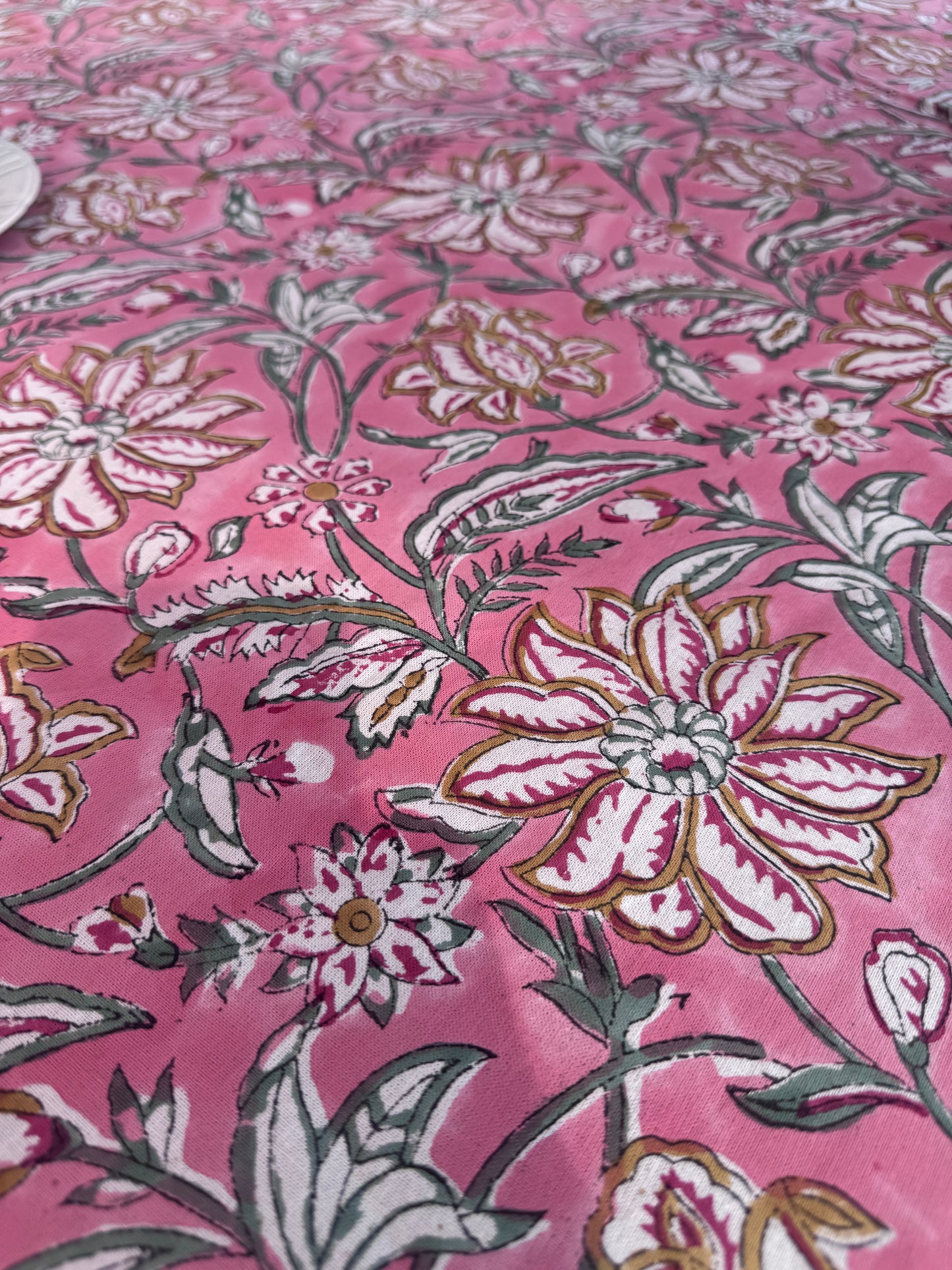 Nappe ronde JAIPUR rose