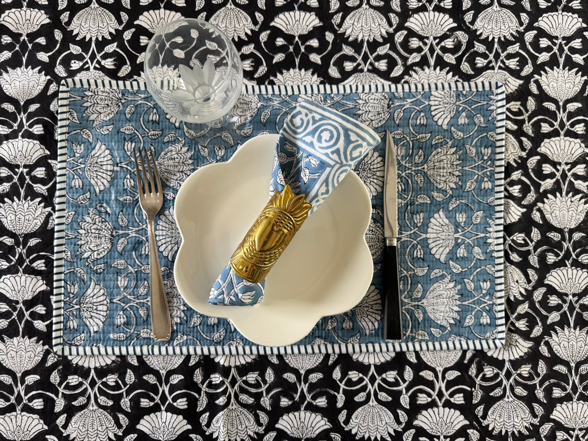 Nappe LOTUS noire