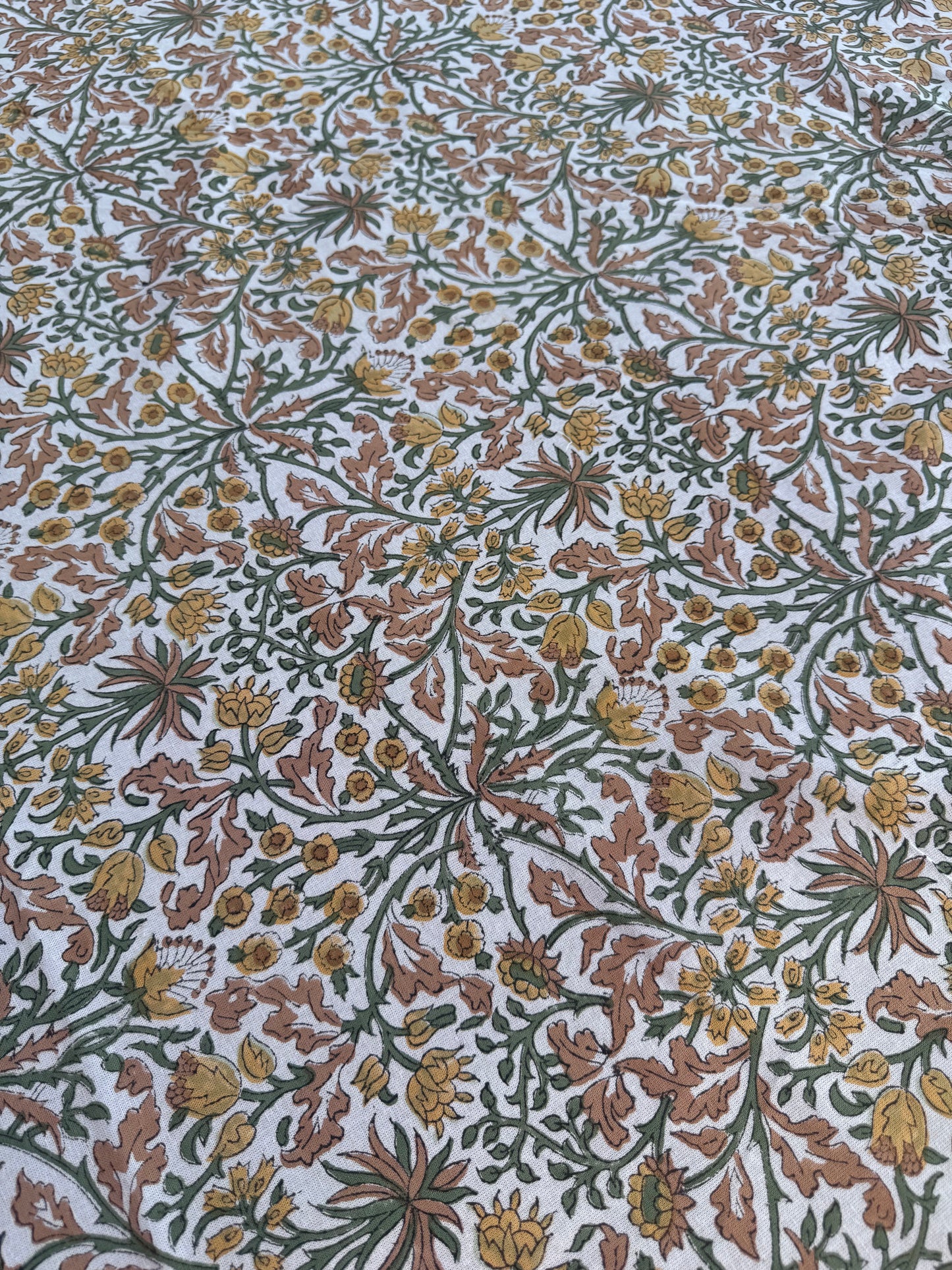 Nappe ronde JAIPUR jaune