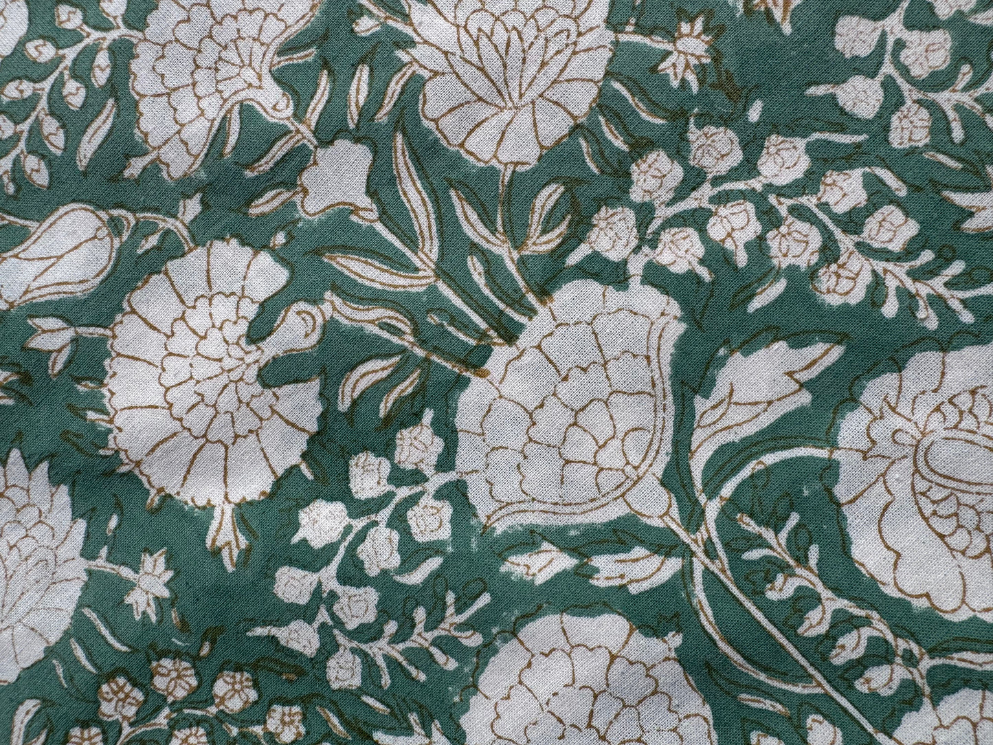 Nappe ronde JAIPUR verte