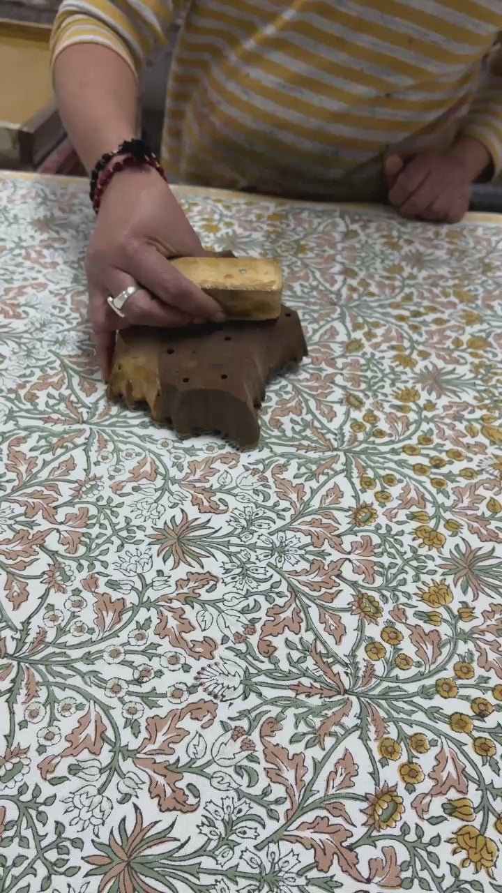 video de démonstration de la technique d'impression au blockprint 